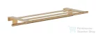 Hansgrohe ADDSTORIS S fali törölközőtartó polc, szálcsiszolt bronz 41781140
