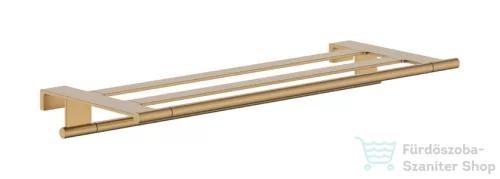 Hansgrohe ADDSTORIS S fali törölközőtartó polc, szálcsiszolt bronz 41781140