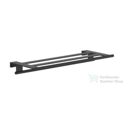   Hansgrohe ADDSTORIS S fali törölközőtartó polc, matt fekete 41781670