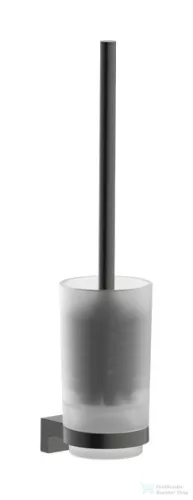 Hansgrohe ADDSTORIS S fali WC-kefe tartó, szálcsiszolt fekete króm 41782340