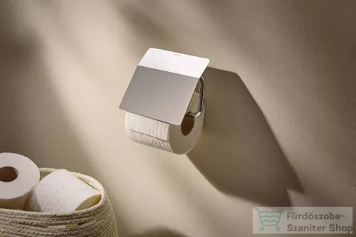 Hansgrohe ADDSTORIS S fedeles WC papír tartó, króm 41783000