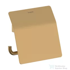   Hansgrohe ADDSTORIS S fedeles WC papír tartó, szálcsiszolt bronz 41783140