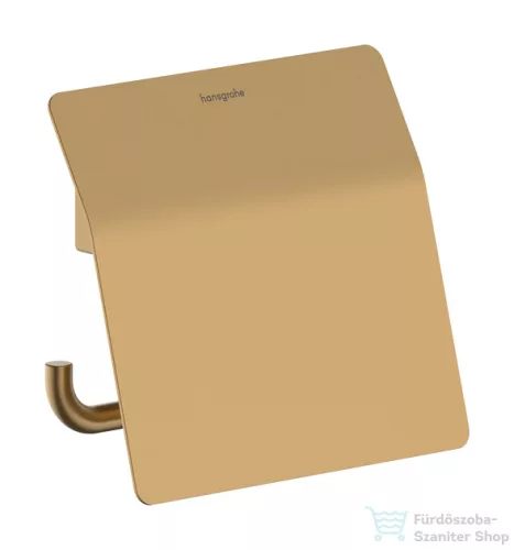 Hansgrohe ADDSTORIS S fedeles WC papír tartó, szálcsiszolt bronz 41783140