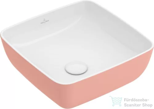 Villeroy & Boch Artis 41x41cm-es ráültethető mosdó Powder színben 4178 41 BCT0 ( 417841BCT0 )