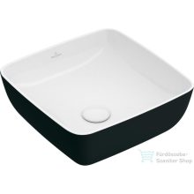  Villeroy & Boch Artis 41x41cm-es ráültethető mosdó Coal Black színben 4178 41 BCT8 ( 417841BCT8 )