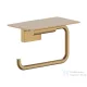 Hansgrohe ADDSTORIS S polcos WC papír tartó, szálcsiszolt bronz 41789140