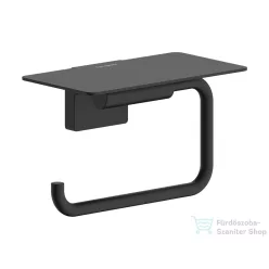   Hansgrohe ADDSTORIS S polcos WC papír tartó, matt fekete 41789670