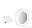 Hansgrohe ADDSTORIS fali kozmetikai tükör, LED világítással, matt fehér 41790700