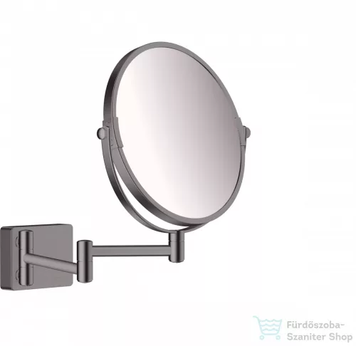 Hansgrohe ADDSTORIS fali kozmetikai tükrör, szálcsiszolt fekete/króm 41791340