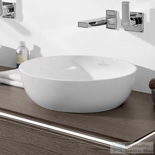 Villeroy & Boch Artis 43cm ráültethető mosdó, CeramicPlus bevonattal 4179 43 R1 ( 417943R1 )