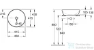 Villeroy & Boch Artis 43cm ráültethető mosdó, CeramicPlus bevonattal 4179 43 R1 ( 417943R1 )