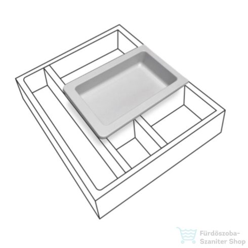 Coycama takaróelem szifonkivágáshoz,szürke 41800000