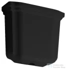 Sapho KERASAN WALDORF fali tartály, 40x36x14cm, matt fekete (418031)