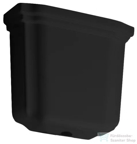 Sapho KERASAN WALDORF fali tartály, 40x36x14cm, matt fekete (418031)
