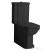 Sapho KERASAN WALDORF kombi WC tartály, 40x46x14cm, matt fekete (418131)