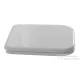 Sapho WALDORF WC ülőke Soft Close, fehér/króm pánt, polyester 418801