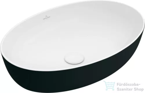 Villeroy & Boch Artis 61x41cm-es ráültethető mosdó Coal Black színben 4198 61 BCT8 ( 419861BCT8 )
