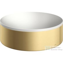   Hansgrohe AXOR SUITE 30 cm-es pultra ültethető mosdó csaplyuk nélkül,matt fehér/szálcsiszolt arany hatású 42000250