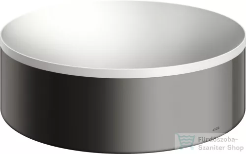 Hansgrohe AXOR SUITE 30 cm-es pultra ültethető mosdó csaplyuk nélkül,matt fehér/polírozott fekete króm 42000330