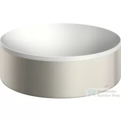   Hansgrohe AXOR SUITE 30 cm-es pultra ültethető mosdó csaplyuk nélkül,matt fehér/rozsdamentes acél hatású 42000800