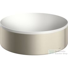   Hansgrohe AXOR SUITE 30 cm-es pultra ültethető mosdó csaplyuk nélkül,matt fehér/szálcsiszolt nikkel 42000820