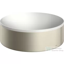   Hansgrohe AXOR SUITE 30 cm-es pultra ültethető mosdó csaplyuk nélkül,matt fehér/szálcsiszolt nikkel 42000820