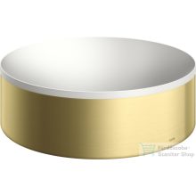   Hansgrohe AXOR SUITE 30 cm-es pultra ültethető mosdó csaplyuk nélkül,matt fehér/szálcsiszolt sárgaréz hatású 42000950