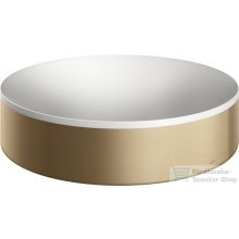   Hansgrohe AXOR SUITE 40 cm-es pultra ültethető mosdó csaplyuk nélkül,matt fehér/szálcsiszolt bronz 42001140