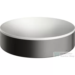   Hansgrohe AXOR SUITE 40 cm-es pultra ültethető mosdó csaplyuk nélkül,matt fehér/polírozott fekete króm 42001330