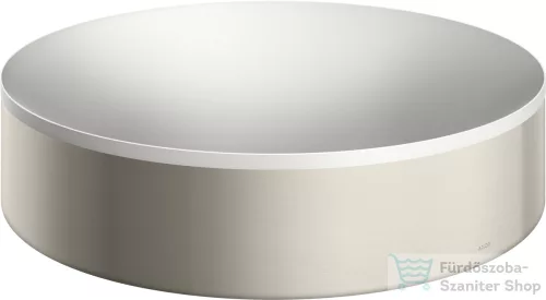 Hansgrohe AXOR SUITE 40 cm-es pultra ültethető mosdó csaplyuk nélkül,matt fehér/rozsdamentes acél hatású 42001800