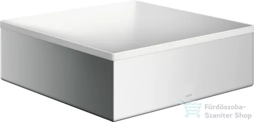 Hansgrohe AXOR SUITE 28,5x28,5 cm-es pultra ültethető mosdó csaplyuk nélkül,matt fehér/króm 42002000