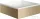 Hansgrohe AXOR SUITE 28,5x28,5 cm-es pultra ültethető mosdó csaplyuk nélkül,matt fehér/szálcsiszolt bronz 42002140