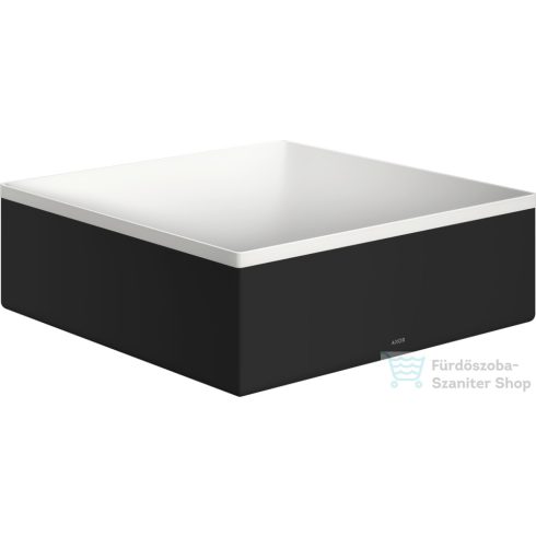 Hansgrohe AXOR SUITE 28,5x28,5 cm-es pultra ültethető mosdó csaplyuk nélkül,matt fehér/matt fekete 42002670