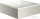 Hansgrohe AXOR SUITE 28,5x28,5 cm-es pultra ültethető mosdó csaplyuk nélkül,matt fehér/rozsdamentes acél hatású 42002800