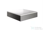 Hansgrohe AXOR SUITE 40x40 cm-es pultra ültethető mosdó csaplyuk nélkül,matt fehér/polírozott fekete króm 42003330