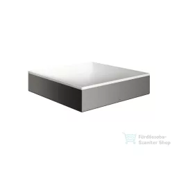   Hansgrohe AXOR SUITE 40x40 cm-es pultra ültethető mosdó csaplyuk nélkül,matt fehér/polírozott fekete króm 42003330