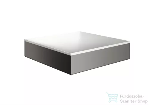 Hansgrohe AXOR SUITE 40x40 cm-es pultra ültethető mosdó csaplyuk nélkül,matt fehér/polírozott fekete króm 42003330