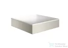 Hansgrohe AXOR SUITE 40x40 cm-es pultra ültethető mosdó csaplyuk nélkül,matt fehér/rozsdamentes acél hatású 42003800