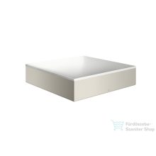   Hansgrohe AXOR SUITE 40x40 cm-es pultra ültethető mosdó csaplyuk nélkül,matt fehér/rozsdamentes acél hatású 42003800