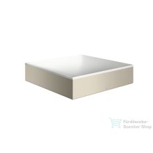   Hansgrohe AXOR SUITE 40x40 cm-es pultra ültethető mosdó csaplyuk nélkül,matt fehér/szálcsiszolt nikkel 42003820