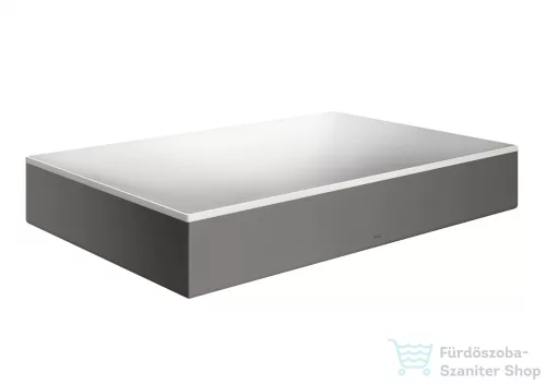 Hansgrohe AXOR SUITE 60x40 cm-es pultra ültethető mosdó csaplyuk nélkül,matt fehér/szálcsiszolt fekete króm 42004340