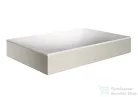 Hansgrohe AXOR SUITE 60x40 cm-es pultra ültethető mosdó csaplyuk nélkül,matt fehér/rozsdamentes acél hatású 42004800