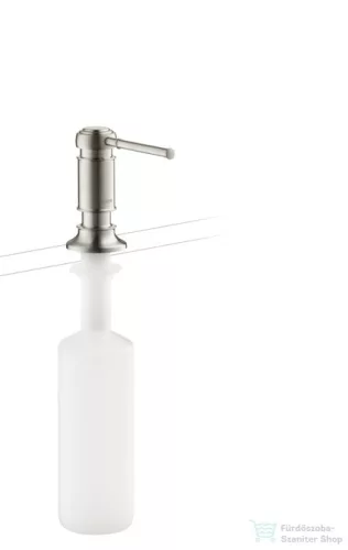 Hansgrohe Axor Montreux folyékony szappan és mosogatószer adagoló rozsdamentes acél hatású 42018800