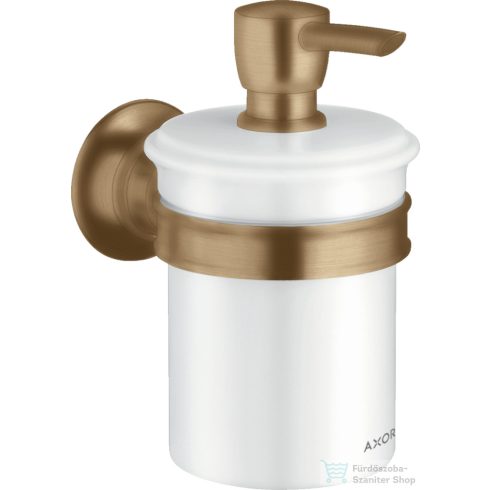 Hansgrohe AXOR MONTREUX folyékonyszappan-adagoló,szálcsiszolt bronz 42019140