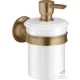 Hansgrohe AXOR MONTREUX folyékonyszappan-adagoló,szálcsiszolt bronz 42019140