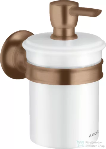Hansgrohe AXOR MONTREUX folyékonyszappan-adagoló,szálcsiszolt vörös arany hatású 42019310