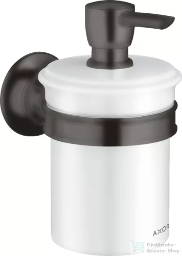 Hansgrohe AXOR MONTREUX folyékonyszappan-adagoló,szálcsiszolt fekete króm 42019340