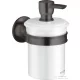 Hansgrohe AXOR MONTREUX folyékonyszappan-adagoló,szálcsiszolt fekete króm 42019340