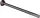 Hansgrohe Axor Montreux 43 cm-es törölközőtartó,szálcsiszolt fekete króm 42020340