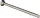 Hansgrohe Axor Montreux 43 cm-es törölközőtartó,rozsdamentes acél hatású 42020800
